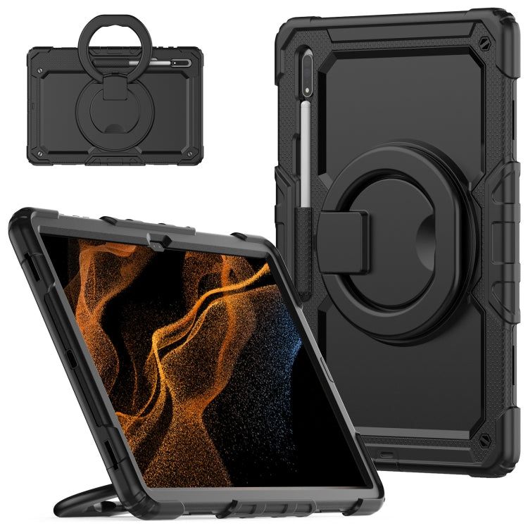 Porta bracciale in silicone + custodia per tablet PC, For Samsung Galaxy Tab S8 Ultra, For Samsung Galaxy Tab S8 / S7, For Samsung Galaxy Tab S8+ / S7+