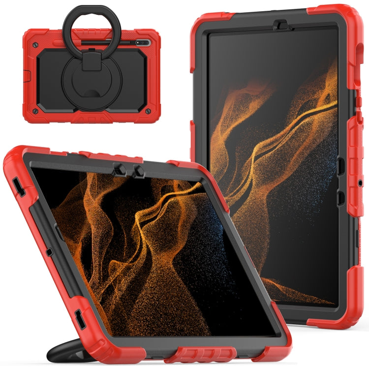 Porta bracciale in silicone + custodia per tablet PC, For Samsung Galaxy Tab S8 Ultra, For Samsung Galaxy Tab S8 / S7, For Samsung Galaxy Tab S8+ / S7+