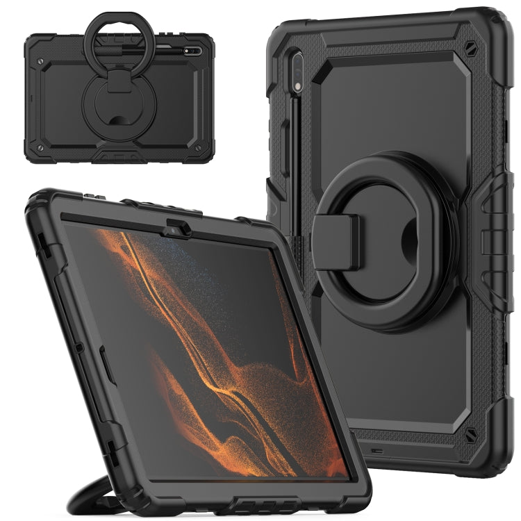 Porta bracciale in silicone + custodia per tablet PC, For Samsung Galaxy Tab S8 Ultra, For Samsung Galaxy Tab S8 / S7, For Samsung Galaxy Tab S8+ / S7+