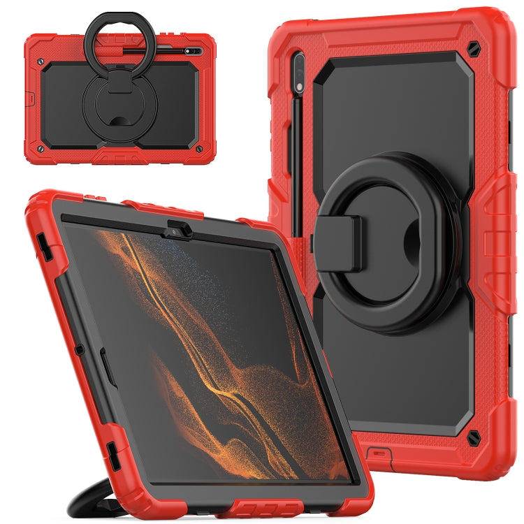 Porta bracciale in silicone + custodia per tablet PC, For Samsung Galaxy Tab S8 Ultra, For Samsung Galaxy Tab S8 / S7, For Samsung Galaxy Tab S8+ / S7+
