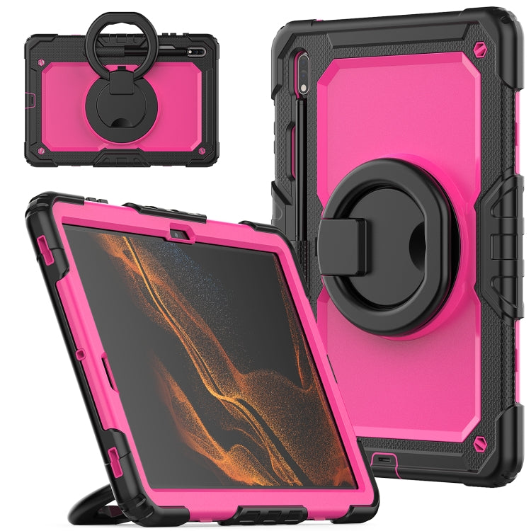 Porta bracciale in silicone + custodia per tablet PC, For Samsung Galaxy Tab S8 Ultra, For Samsung Galaxy Tab S8 / S7, For Samsung Galaxy Tab S8+ / S7+