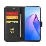 Custodia per telefono in pelle flip con fibbia in vitello, For OPPO A15, For OPPO A55 5G, For OPPO A92s, For OPPO A93 5G, For OPPO F11 Pro, For OPPO Reno5, For OPPO Reno6 4G, For Realme C15
