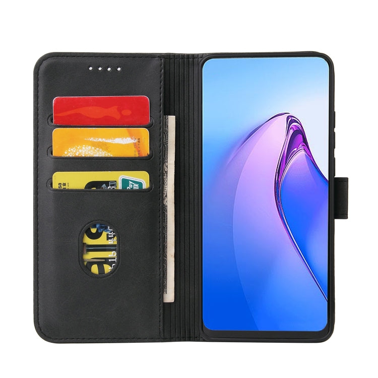 Custodia per telefono in pelle flip con fibbia in vitello, For OPPO A15, For OPPO A55 5G, For OPPO A92s, For OPPO A93 5G, For OPPO F11 Pro, For OPPO Reno5, For OPPO Reno6 4G, For Realme C15