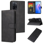 Custodia per telefono in pelle flip con fibbia in vitello, For OPPO A15, For OPPO A55 5G, For OPPO A92s, For OPPO A93 5G, For OPPO F11 Pro, For OPPO Reno5, For OPPO Reno6 4G, For Realme C15