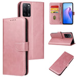 Custodia per telefono in pelle flip con fibbia in vitello, For OPPO A15, For OPPO A55 5G, For OPPO A92s, For OPPO A93 5G, For OPPO F11 Pro, For OPPO Reno5, For OPPO Reno6 4G, For Realme C15