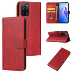 Custodia per telefono in pelle flip con fibbia in vitello, For OPPO A15, For OPPO A55 5G, For OPPO A92s, For OPPO A93 5G, For OPPO F11 Pro, For OPPO Reno5, For OPPO Reno6 4G, For Realme C15