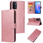 Custodia per telefono in pelle flip con fibbia in vitello, For OPPO A15, For OPPO A55 5G, For OPPO A92s, For OPPO A93 5G, For OPPO F11 Pro, For OPPO Reno5, For OPPO Reno6 4G, For Realme C15