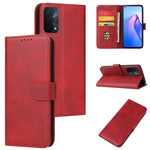 Custodia per telefono in pelle flip con fibbia in vitello, For OPPO A15, For OPPO A55 5G, For OPPO A92s, For OPPO A93 5G, For OPPO F11 Pro, For OPPO Reno5, For OPPO Reno6 4G, For Realme C15