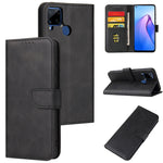 Custodia per telefono in pelle flip con fibbia in vitello, For OPPO A15, For OPPO A55 5G, For OPPO A92s, For OPPO A93 5G, For OPPO F11 Pro, For OPPO Reno5, For OPPO Reno6 4G, For Realme C15