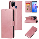 Custodia per telefono in pelle flip con fibbia in vitello, For OPPO A15, For OPPO A55 5G, For OPPO A92s, For OPPO A93 5G, For OPPO F11 Pro, For OPPO Reno5, For OPPO Reno6 4G, For Realme C15