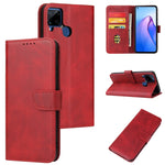 Custodia per telefono in pelle flip con fibbia in vitello, For OPPO A15, For OPPO A55 5G, For OPPO A92s, For OPPO A93 5G, For OPPO F11 Pro, For OPPO Reno5, For OPPO Reno6 4G, For Realme C15