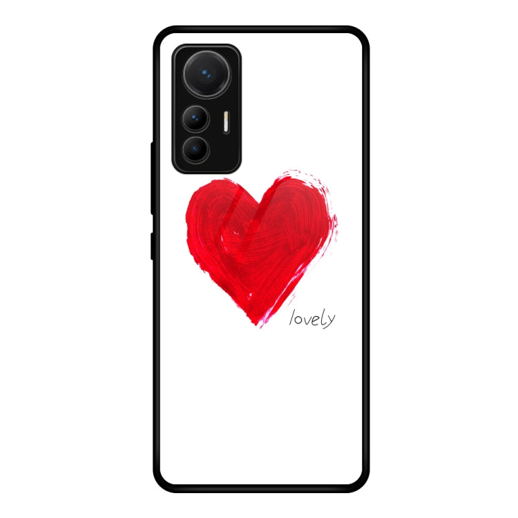 Custodia per telefono in vetro verniciato colorato, For Xiaomi Redmi K40S, For Xiaomi 12 Lite