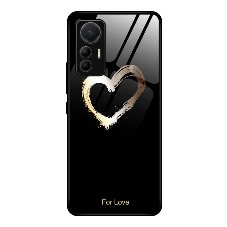 Custodia per telefono in vetro verniciato colorato, For Xiaomi Redmi K40S, For Xiaomi 12 Lite