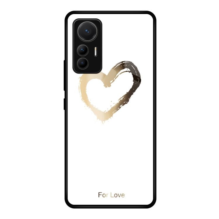 Custodia per telefono in vetro verniciato colorato, For Xiaomi Redmi K40S, For Xiaomi 12 Lite