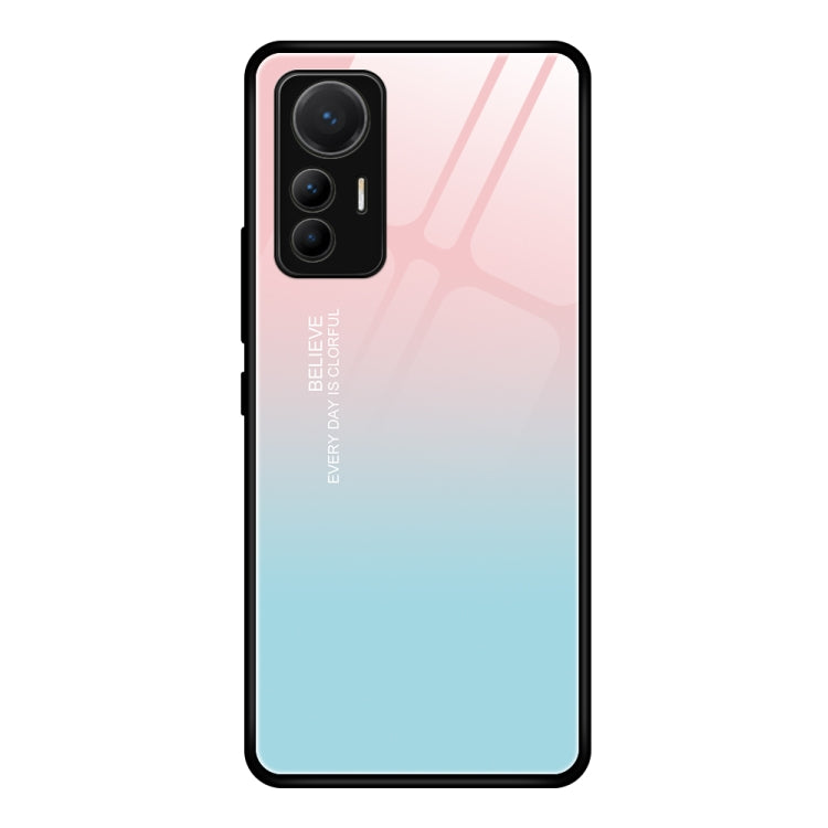 Custodia per telefono in vetro verniciato colorato, For Xiaomi Redmi K40S, For Xiaomi 12 Lite