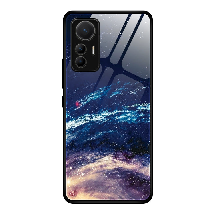 Custodia per telefono in vetro verniciato colorato, For Xiaomi Redmi K40S, For Xiaomi 12 Lite