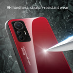 Custodia in vetro a colori sfumati, For Xiaomi 12 Lite
