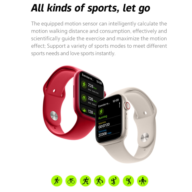 W17 Pro Max 1,9 pollici Bluetooth Promemoria messaggi di chiamata Smart Watch in silicone