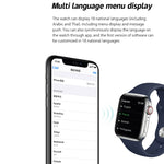 W17 Pro Max 1,9 pollici Bluetooth Promemoria messaggi di chiamata Smart Watch in silicone