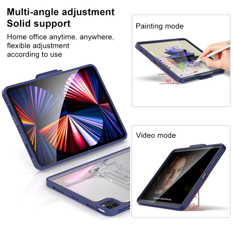 Mutural Custodia Porta Tablet Trasparente, For iPad 10.2 2021 / 2020 / 2019 / 10.5, For iPad Air 2022/ 2020 10.9, For iPad Pro 11 / 2021 / 2020 / 2018
