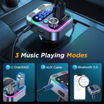 JOYROOM JR-CL16 48W Bluetooth 5.0 Trasmettitore FM wireless per auto, JR-CL16