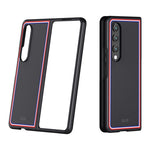 Custodia per telefono smerigliata verniciata effetto pelle, For Samsung Galaxy Z Fold4