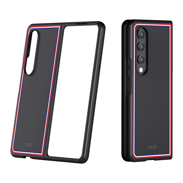 Custodia per telefono smerigliata verniciata effetto pelle, For Samsung Galaxy Z Fold4