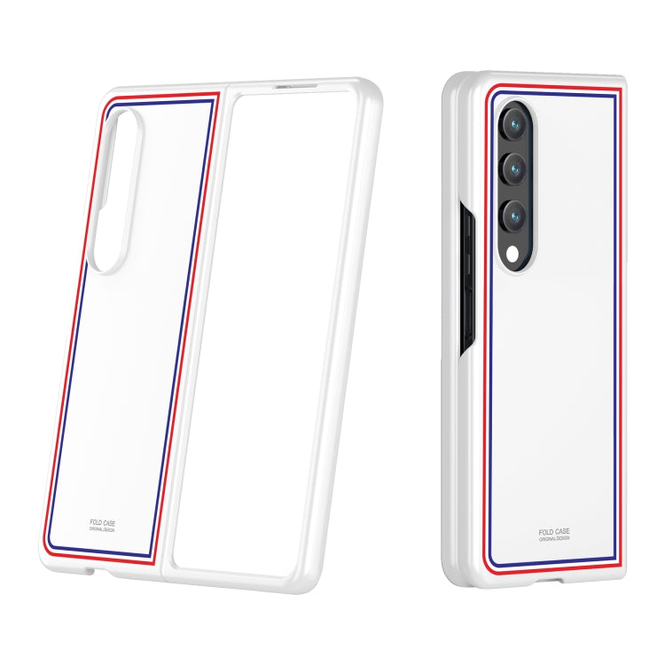 Custodia per telefono smerigliata verniciata effetto pelle, For Samsung Galaxy Z Fold4