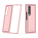 Custodia per telefono smerigliata verniciata effetto pelle, For Samsung Galaxy Z Fold4