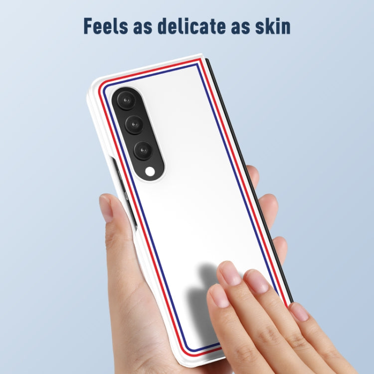Custodia per telefono smerigliata verniciata effetto pelle, For Samsung Galaxy Z Fold4