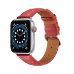 Cinturino in vera pelle per Apple Watch Series, 7 45mm / 6&SE&5&4 44mm / 3&2&1 42mm, 7 41mm / 6&SE&5&4 40mm / 3&2&1 38mm