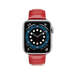 Cinturino in vera pelle per Apple Watch Series, 7 45mm / 6&SE&5&4 44mm / 3&2&1 42mm, 7 41mm / 6&SE&5&4 40mm / 3&2&1 38mm