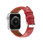 Cinturino in vera pelle per Apple Watch Series, 7 45mm / 6&SE&5&4 44mm / 3&2&1 42mm, 7 41mm / 6&SE&5&4 40mm / 3&2&1 38mm