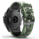 Cinturino in silicone mimetico per Garmin Fenix 7 e 7X