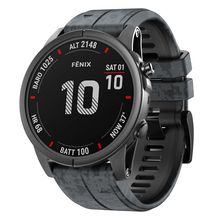 Cinturino in silicone mimetico per Garmin Fenix 7 e 7X