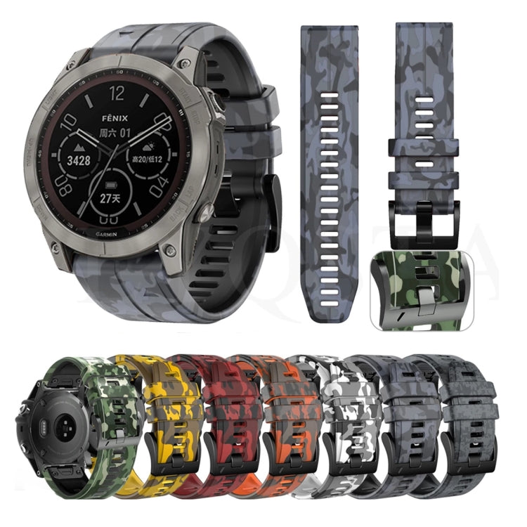 Cinturino in silicone mimetico per Garmin Fenix 7 e 7X