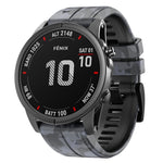 Cinturino in silicone mimetico per Garmin Fenix 7 e 7X