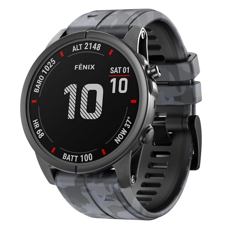 Cinturino in silicone mimetico per Garmin Fenix 7 e 7X
