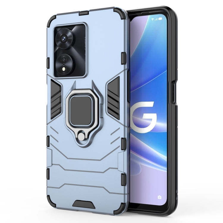 Custodia protettiva antiurto per PC + TPU con supporto per anello magnetico, For OPPO A97 5G, For vivo Y77 5G Global
