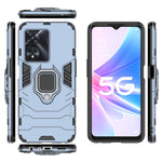 Custodia protettiva antiurto per PC + TPU con supporto per anello magnetico, For OPPO A97 5G, For vivo Y77 5G Global