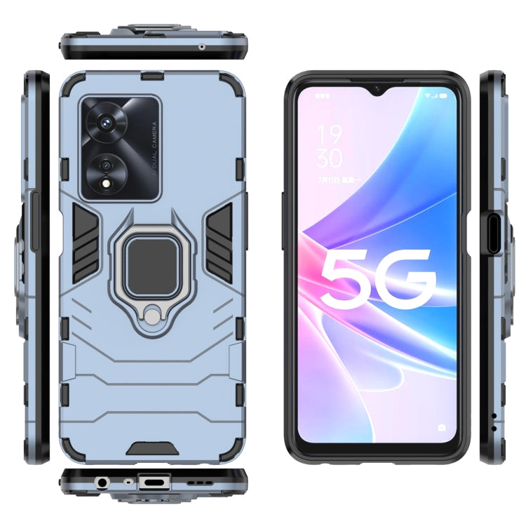 Custodia protettiva antiurto per PC + TPU con supporto per anello magnetico, For OPPO A97 5G, For vivo Y77 5G Global