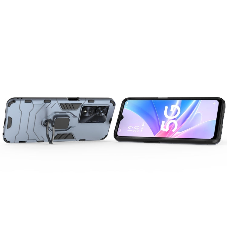 Custodia protettiva antiurto per PC + TPU con supporto per anello magnetico, For OPPO A97 5G, For vivo Y77 5G Global
