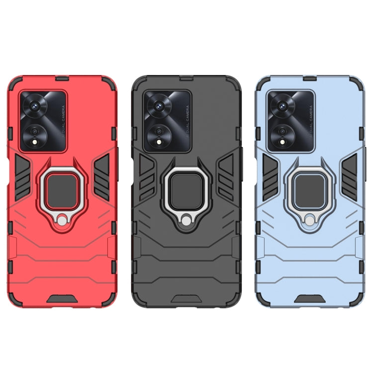Custodia protettiva antiurto per PC + TPU con supporto per anello magnetico, For OPPO A97 5G, For vivo Y77 5G Global