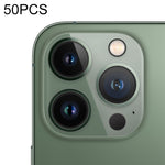 Pellicola per fotocamera posteriore in vetro temperato, For iPhone 14 / 14 Plus 50pcs, For iPhone 14 Pro / 14 Pro Max 50pcs