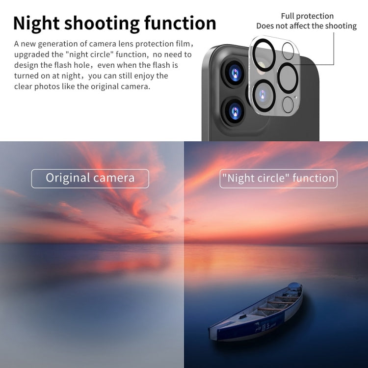 Pellicola per fotocamera posteriore in vetro temperato antiriflesso, For iPhone 14 / 14 Plus 50pcs, For iPhone 14 Pro / 14 Pro Max 50 PCS