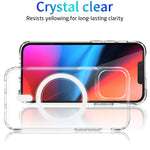 Custodia per telefono Magsafe Magnetic Four Corner Airbags, For iPhone 14, For iPhone 14 Plus, For iPhone 14 Pro, For iPhone 14 Pro Max
