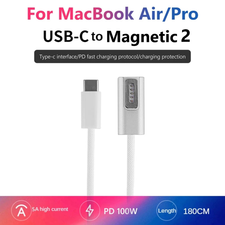 Cavo ricarica MagSafe 2 a USB-C 100W 1,8m