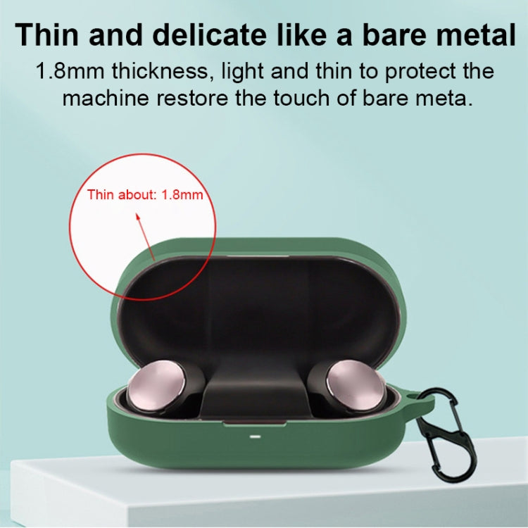 Custodia per auricolari Bluetooth in silicone EQ con moschettone, For B&O Beoplay, For B&O Beoplay EX