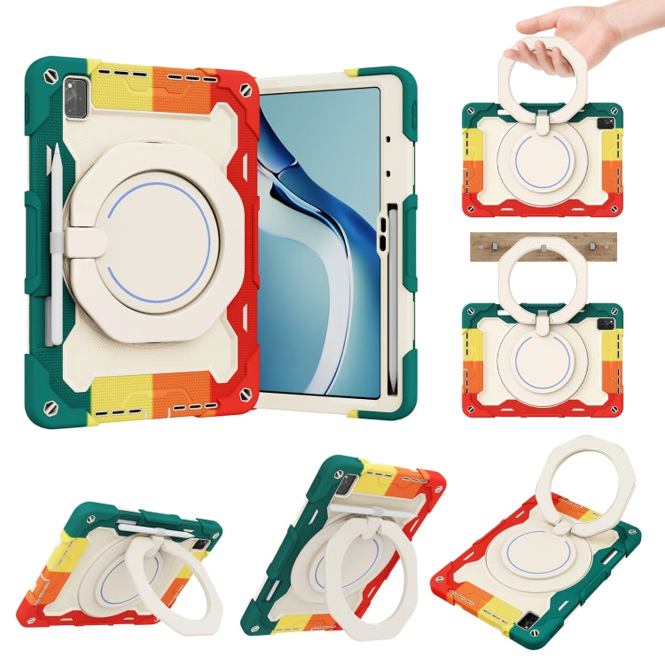 Armor Contrast Colour Silicone + custodia per tablet PC, For Huawei MatePad Pro 12.6 2021