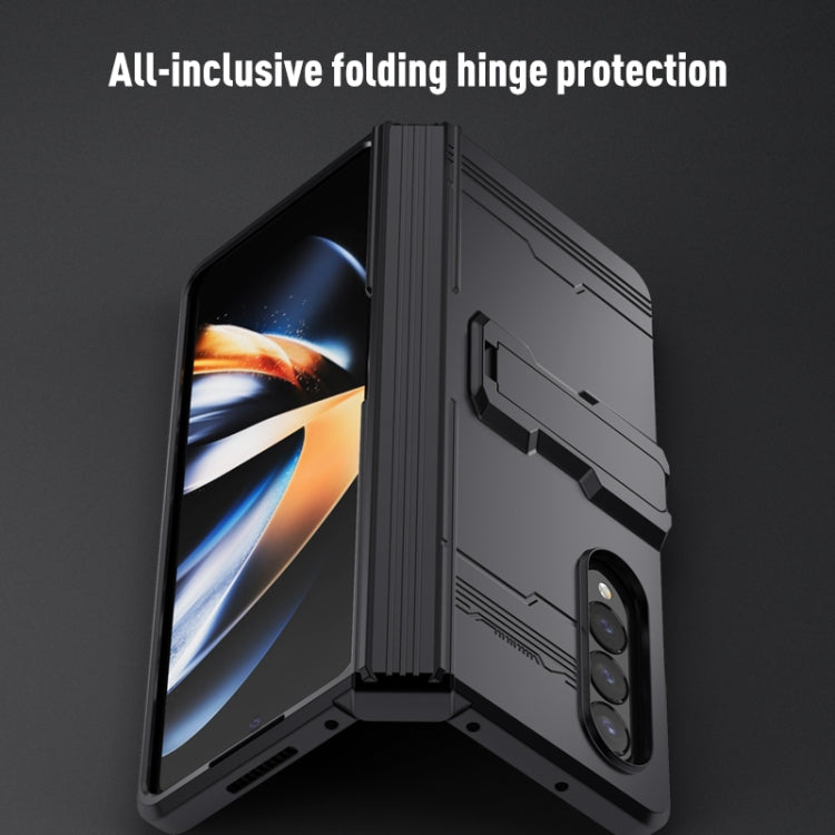 Custodia per telefono anticaduta a tutto tondo King Kong con supporto, For Samsung Galaxy Z Fold4